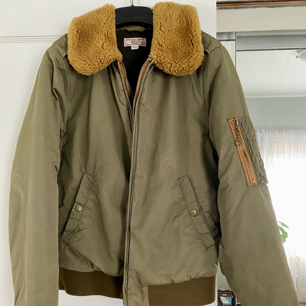 Jcrew Wallace and Barnes Flight Bomber Jacket XS Rare!